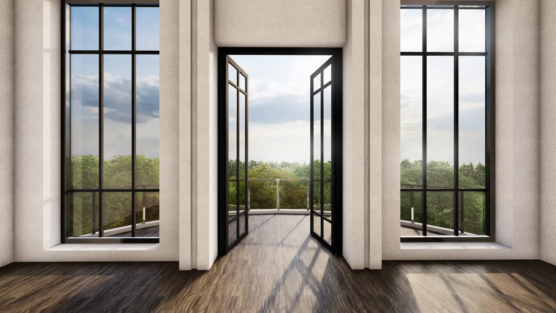 VLX 100 Double Swing / French Door in Miami, FL | TruePane Windows & Doors - detail 1