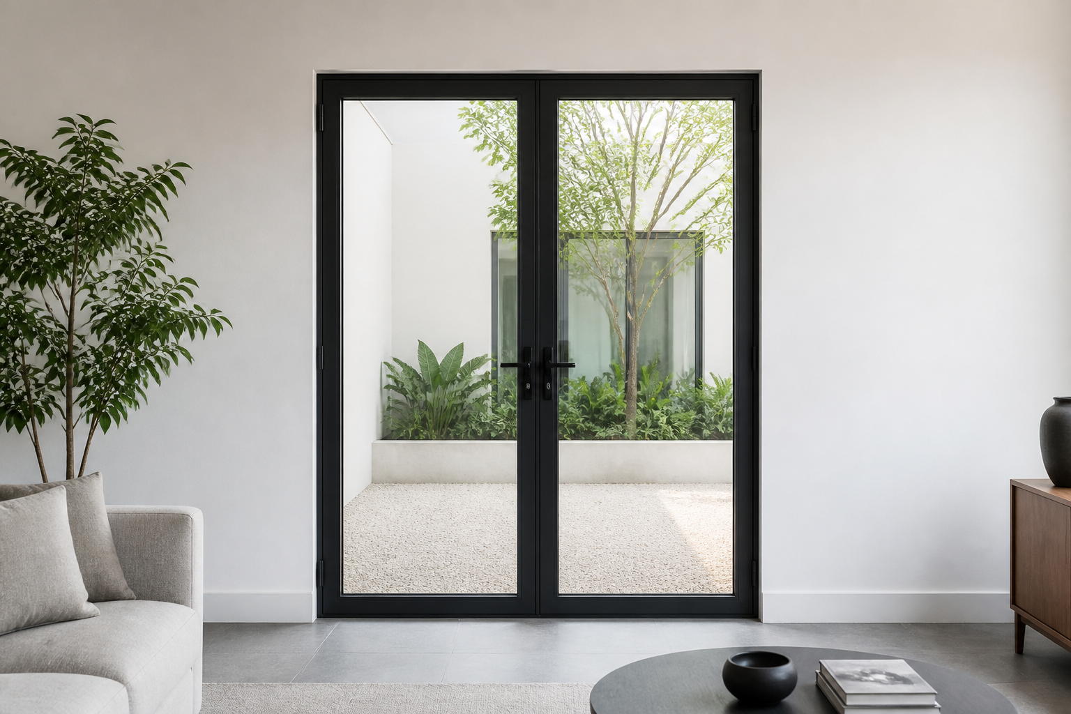 VLX 100 Double Swing / French Door in Miami, FL | TruePane Windows & Doors - detail 6