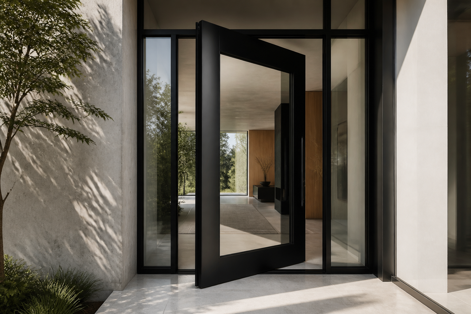VLX 100 Pivot Door in Miami, FL | TruePane Windows & Doors - detail 2